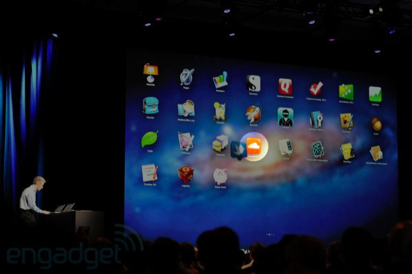 SoundCloud app on the Keynote